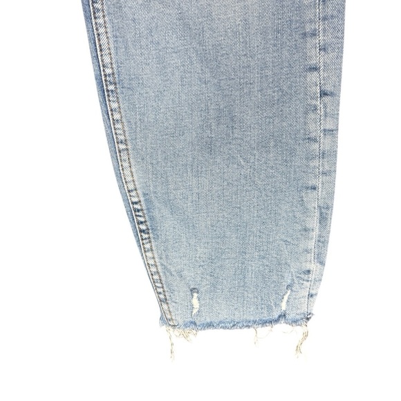 Zara women’s slim boyfriend light wash denim blue jeans sz 8 preloved di… - Picture 6 of 7